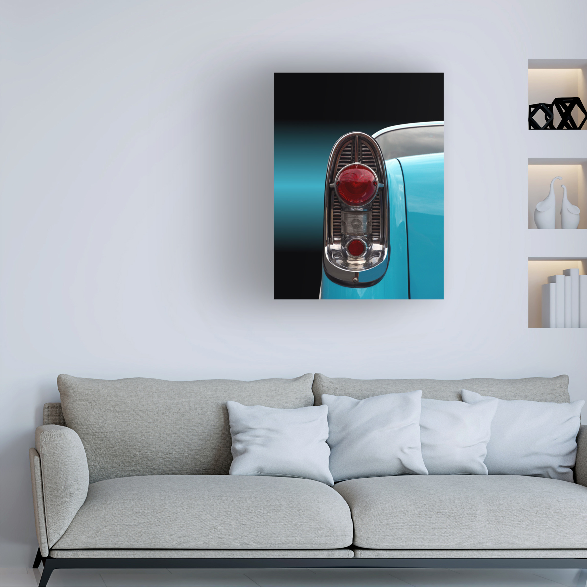Beate Gube 'Us Classic Car Bel Air 1956' Canvas Art