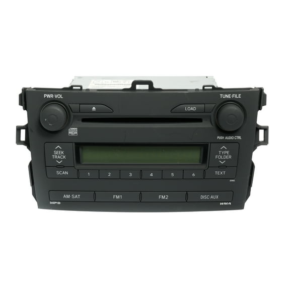 Restored 2009 Toyota Corolla AM FM Radio SiriusXM Ready CD Player 8612012B40 Option 51842 (Refurbished)