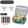 thumbnail image 5 of Blue and Gold Marble Pattern Insulated Lunch Bag Teens,Bento School Lunch Bag for Teens for Work,Picnic or Travel 10.6x7.7x4.3 Inches,12 Can Capacity, 5 of 6