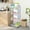 Gray the Way Home Organizer Essentials, variant on Nsxcdh Four Tier Kitchen Bathroom Shelf,Plastic Material,Gray Clear,35.82x12.79x8.07 in,Movable Trolley,Multi Layer Storage,Stable Structure,Home Organizer
