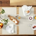 thumbnail image 5 of Martha Stewart Honeycomb Reversible Elegant Table Runner, Natural, 15" W x 72" L, 5 of 7