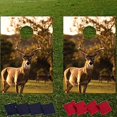 thumbnail image 3 of VictoryStore Cornhole Games - Hunting Buck Cornhole Game - Deer Bag Toss Game - 8 Bags Included - Wooden Boards, 3 of 6