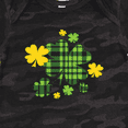 thumbnail image 4 of Inktastic St. Patrick's Day Plaid Green and Yellow Shamrocks Boys or Girls Baby Bodysuit, 4 of 5