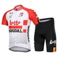 thumbnail image 1 of Men's Cycling Jersey Set Men Short Sleeve Compression Bike Shorts Gel Padded Biking Clothing, 1 of 1