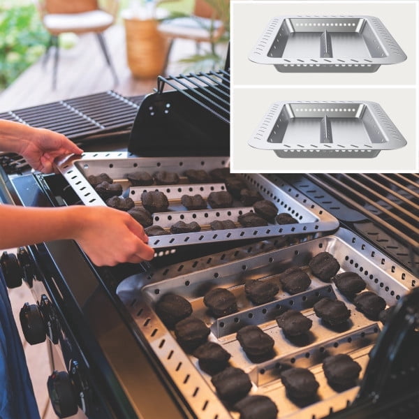 Charbroil® Gas2Coal® 4 Burner Charcoal Tray Set
