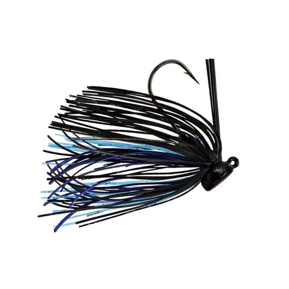 Buckeye Spot Remover Finesse Jig 1/8oz, Black/Blue