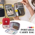 thumbnail image 3 of Mini Sac à Médicaments Portable Trousse de Premiers Soins de Voyage Sac de Médicine Sac de Rangement, 3 of 8
