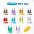 thumbnail image 3 of Kit de 120 Mini Fusibles, Surtido Fusibles para Coche - Tamaño (2A/3A/5A/7.5A/10A/15A/20A/25A/30A/35A) Coches y Camiones, 3 of 7