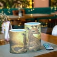thumbnail image 6 of Wobogo Giraffe Sunflower Illustration Combo Flameless Flickering Candle Light with Remote Control and Timer for Romantic Atmosphere, 6 of 7