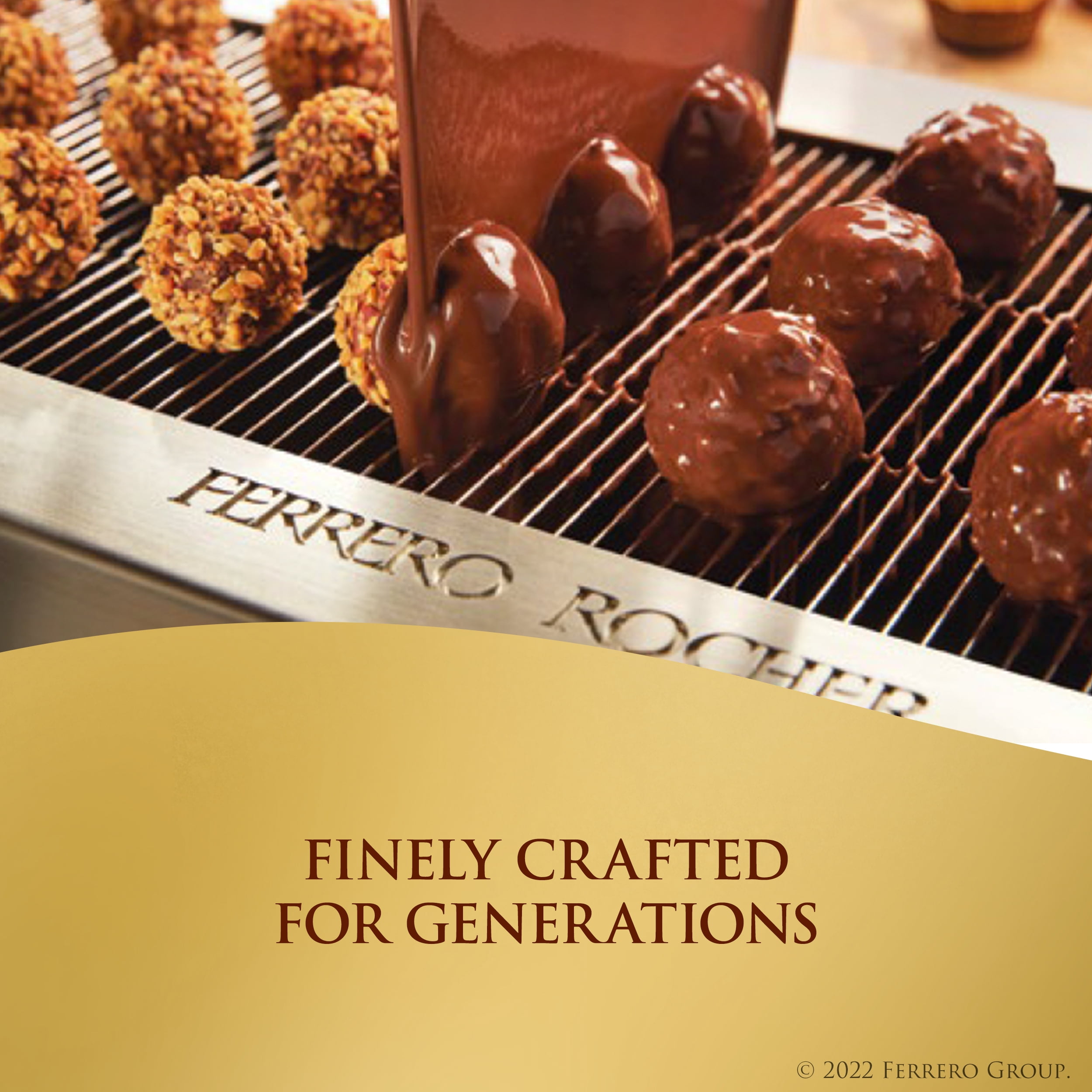 Ferrero Rocher Collection, Fine Hazelnut Milk Chocolates, 48 Ferrero Rocher Collection, Fine Hazelnut Milk Chocolates, 48