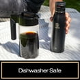 thumbnail image 6 of Takeya Glass Cold Brew Coffee Maker for Iced Coffee, Airtight Pitcher, 1 Quart, Black Lid and Handle, 6 of 8