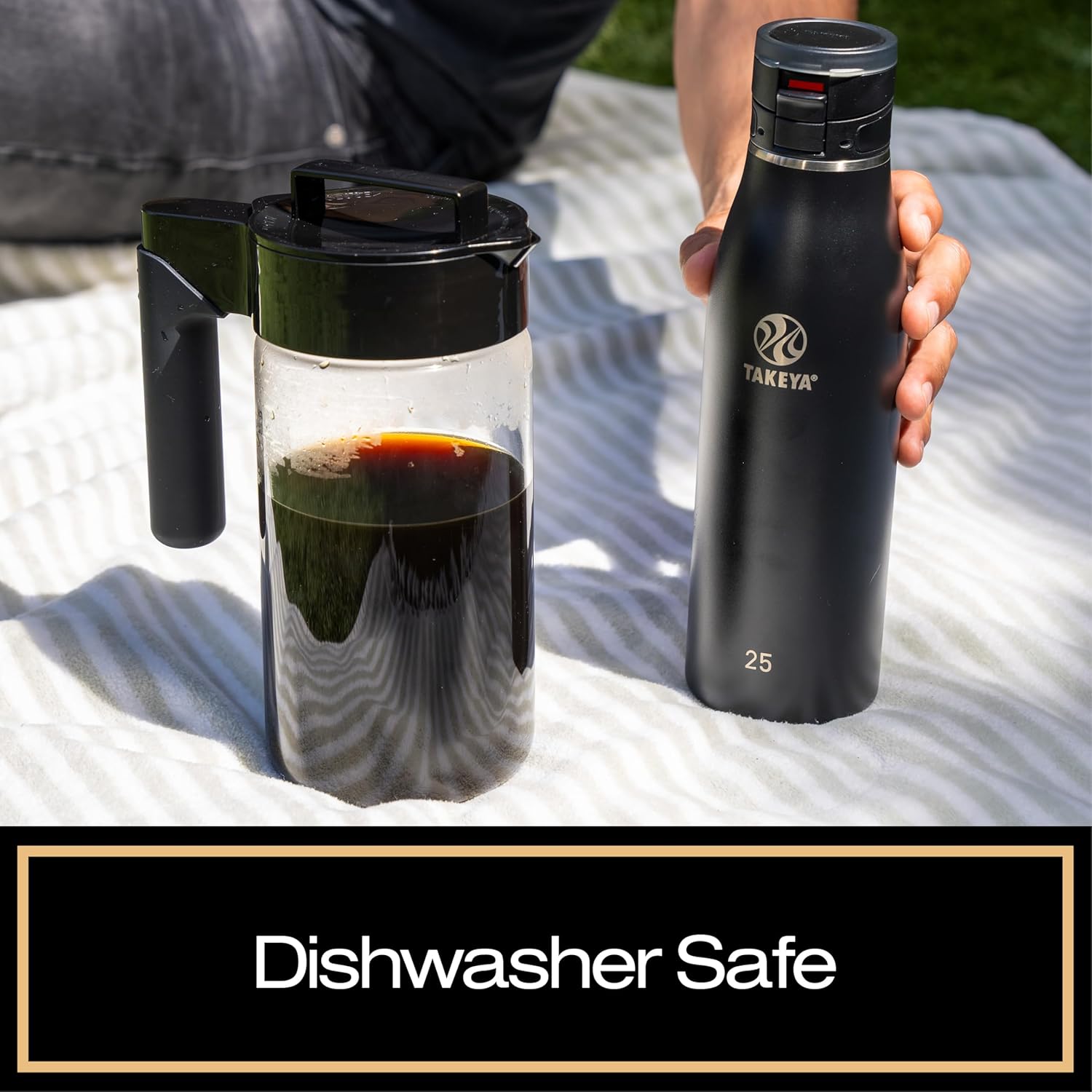 Takeya Glass Cold Brew Coffee Maker, 1 Quart photo 5