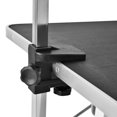 thumbnail image 4 of Topcobe 36" Table de Toilettage pour Animaux de Compagnie, Table de Toilettage Pliante pour Chien et Chat avec Bras Réglable et Pinces en Nylon, Argent, 4 of 6