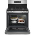 thumbnail image 4 of GE 30" Free-Standing Gas Range Stainless Steel - JCGBS61RPSS, 4 of 6