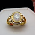 thumbnail image 2 of Lindsey Statement Ring Fire Opal Cubic Zirconia Womens Ginger Lyne Collection, 2 of 5
