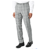 Tallia Men's Slim-Fit Plaid Suit Pants Black White 36 X 34
