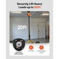 thumbnail image 3 of KFFKFF Manual Hand Chain Hoist, 3 Ton 6600 lbs Capacity, Chain Block with Enhanced G80 Galvanized Chain, 20 ft Lift Height, Durable Pulley System for Garage, Warehouse, and Machinery Applications, 3 of 9