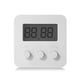 thumbnail image 1 of Naiovety Temporizador Digital de montaje en pared, reloj de cuenta regresiva, gestión del tiempo, maestros, estudiantes, cocina, horneado, dispositivo de Cocina y Comedor Blanco Naiovety HA059836-01, 1 of 6