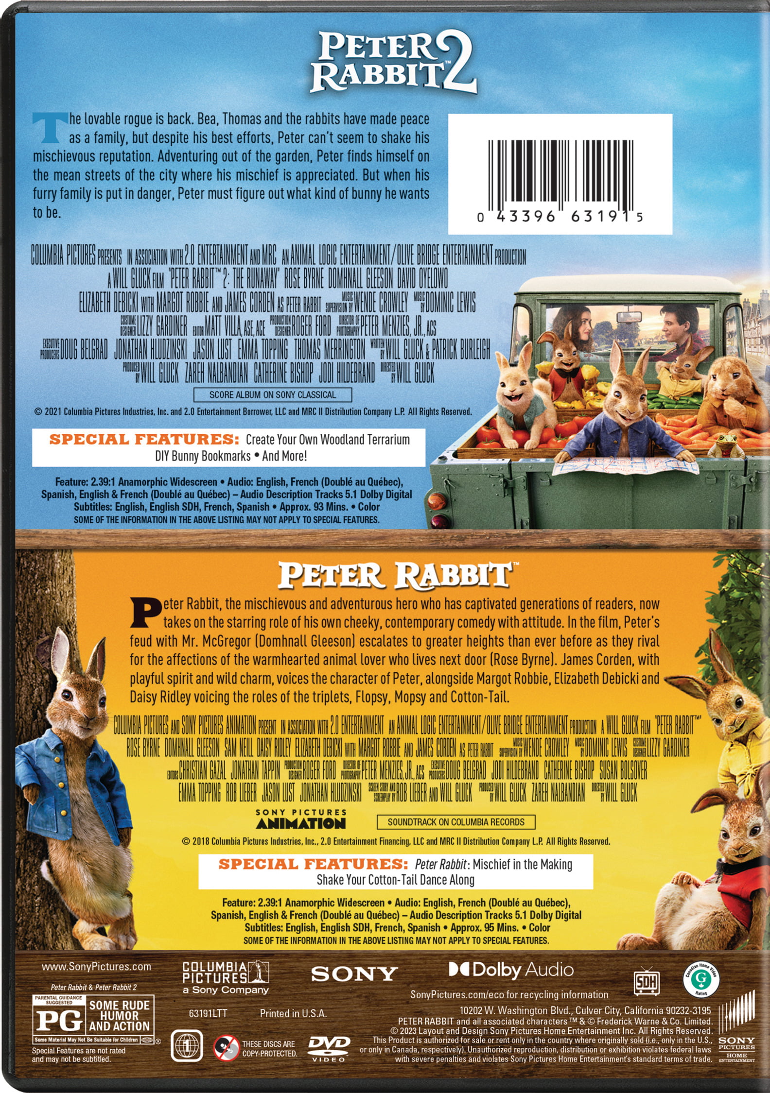 Peter Rabbit (DVD + Digital)