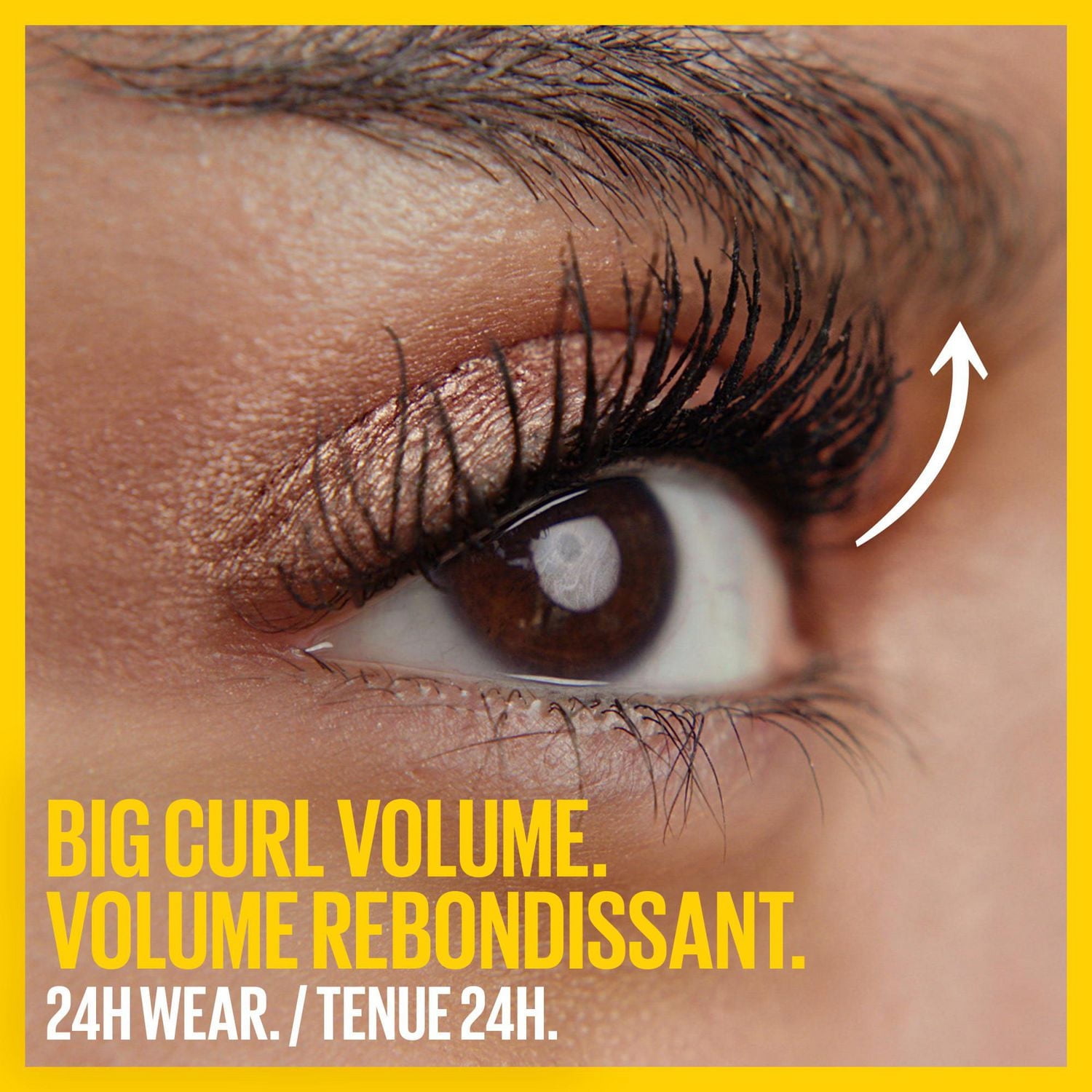 Maybelline New York Mascara Maquillage pour les yeux Colossal Curl Bounce, 9.76 ml Enfin, volume et courbe ne font plus qu'un!