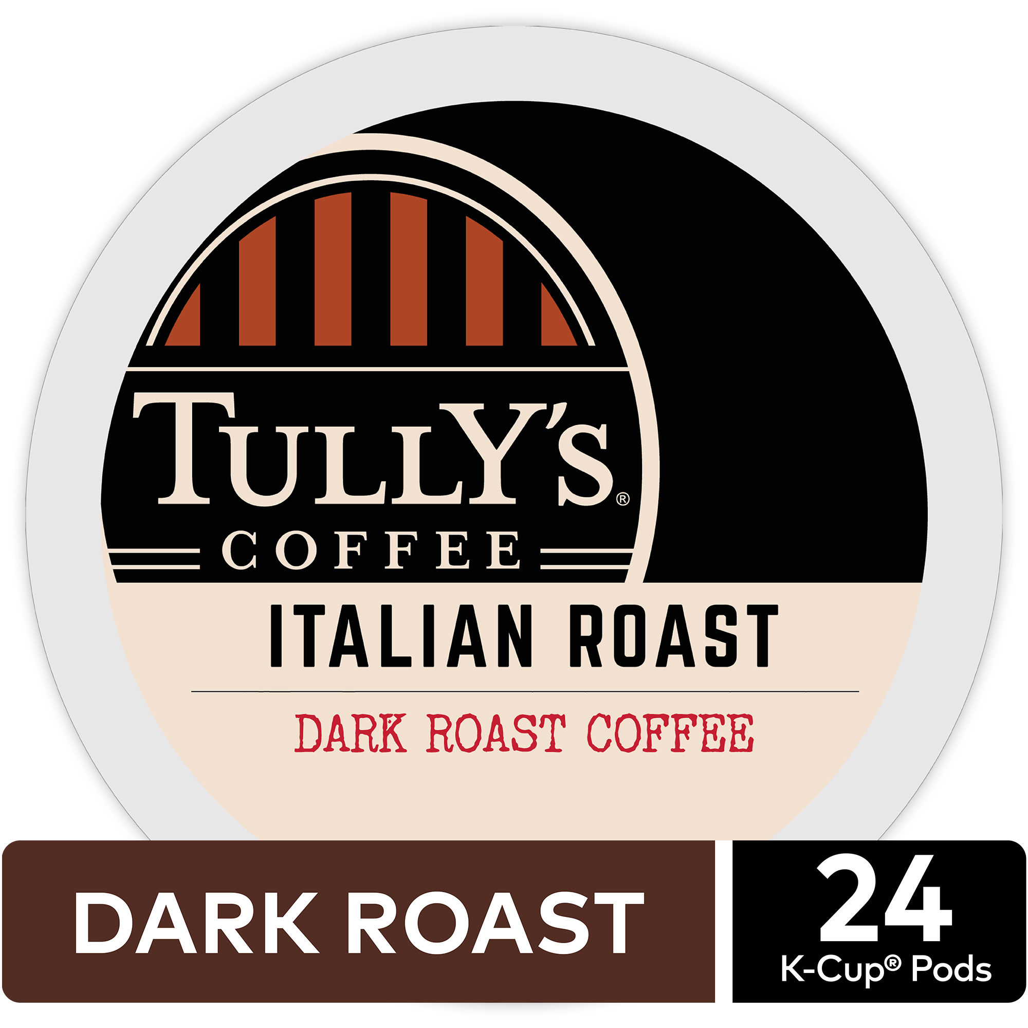 Tully's Coffee Italian Roast K-Cup Pods 
