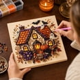 thumbnail image 3 of Halloween Pearl Art Kit Painting Set Plastic Complete Kit for Fall Home Decor Wall Art Crafts Seasonal Gifts by MPOISVA, 3 of 8