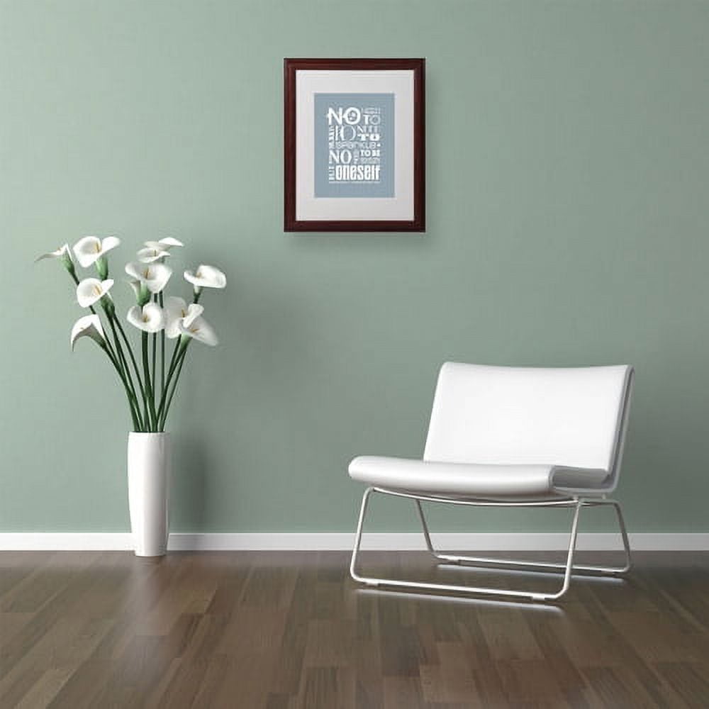 Trademark Fine Art "No Need to Sparkle" Canvas Art by Megan Romo, Wood Frame