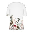 thumbnail image 4 of ChaoHeng Blouses for Women Plus Size Summer T-Shirt Dresses for Women Women's Fashionable Solid Color T-shirt Short Sleeved Shirt Round Neck Casual top, 4 of 5