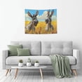 thumbnail image 5 of Kdxio Funny Countryside Donkey Wall Hanging Tapestries Banner For Bedroom College Dorm Home Living Room Party Decor 29X37 In, 5 of 8