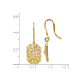 thumbnail image 2 of Finest Gold 14K Yellow Gold Diamond Vintage Earrings, 2 of 2