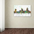 thumbnail image 2 of Trademark Fine Art "Raleigh North Carolina Skyline Mclr-1" Canvas Art by Marlene Watson, 2 of 2