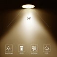 thumbnail image 5 of Halogen Bulb GU5.3 MR16 35W 12V Warm White 2800K Dimmab, Glass Cover 400 Lumens 2 Pin Replacement Spotlight, Pack of 8 Cisea, 5 of 5