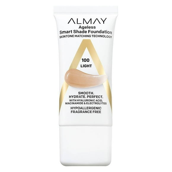 Maquillaje líquido Almay Smart Shade Foundation ageless 100 light 30 ml