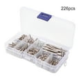 thumbnail image 4 of tamizeot 226 Pieces/Set Electric Guitar Metal Screw Kit Pickguard Pickup Mount Replacing Parts DIY Musical Screws Accessory Silver, 4 of 6
