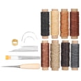 thumbnail image 2 of Leather Sewing Kit, Leather Sewing Thread Leather Repair Kit, 37Pcs Leather Sewing  For Leather Repair Leather Sewing, 2 of 8