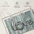 thumbnail image 6 of Elephant Stock Wooden Love Typography Wall Art - Horizontal Multi Panel Canvas - Living Room Wall Decor - Inspirational And Typography Multi Panel - Blue And Gray Decor - 65" x 42", 6 of 8