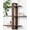 Walnut, variant on Gronda Black Floating Shelves for Wall Mounted, 3 Tier Pine Wood Shelf for Living Room Bathroom Bedroom Home Decoration Storage, Modern 20in