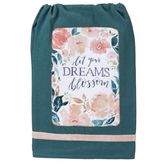 Primitives By Kathy Let Your Dreams Blossom Kitchen Dish Towel 28" x28"