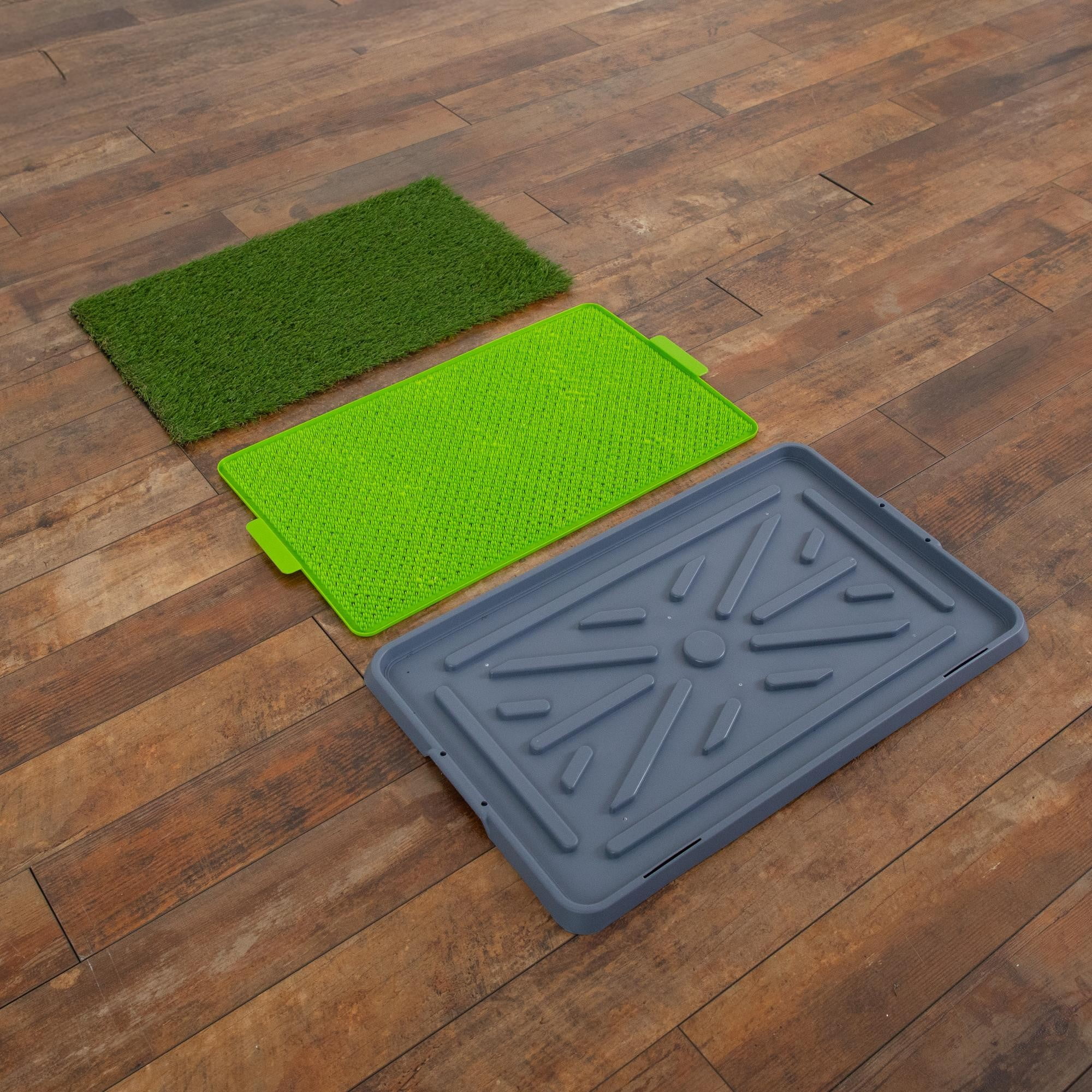 26.7in. x 16.5in. UV Resistant Artificial Pet Potty Grass Training Pad (Indoor/Outdoor)