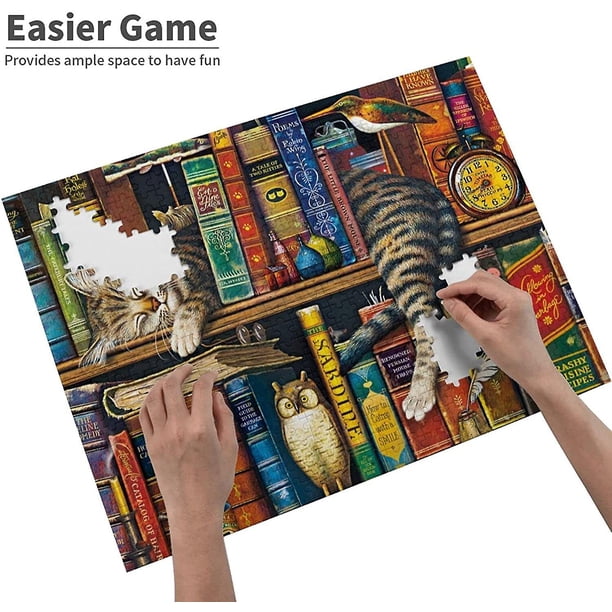 Puzzle De Gato De 135 Piezas En Madera – Diseño Silueta Felina, Colores Morandi, Ideal Para Adultos Y Niños Amantes De Los Animales
