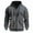Gray, variant on APEXFWDT Men's Zip-Up Hoodie Jacket Light Fleece Cargo Sweatshirt with Arm Pockets,Warm Outerwear,M,Black
