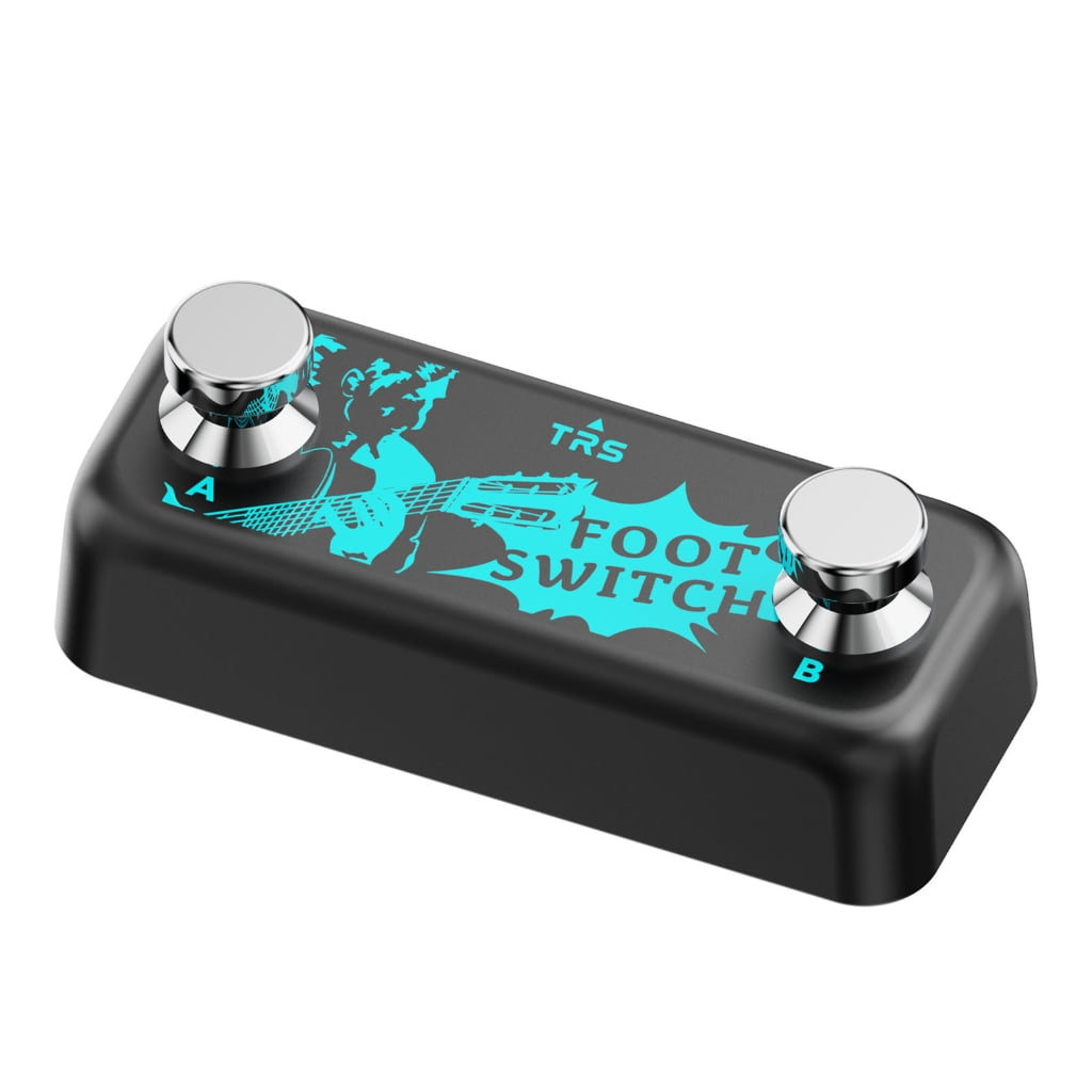Precisions Control Double Foot Pedal Foot Controller Footswitch Pedal Instants Switches Board for Guitar Effect Pedal