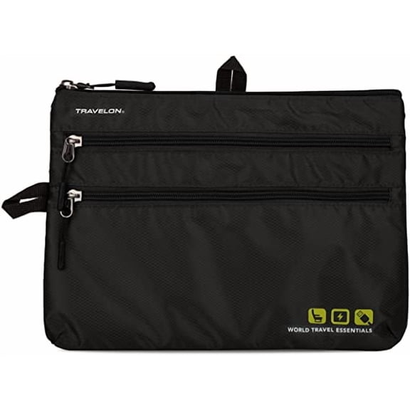 Travelon World Travel Essentials Seat Pack Organizer, Black, One Size