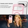 thumbnail image 3 of YINLAI Google Pixel 9 Pro Case [Compatible with Mag-safe] Translucent Matte Magnetic Google Pixel 9 Case Slim Thin Shockproof Women Men Protective Phone Cases for Google Pixel 9/9 Pro,Pink, 3 of 9