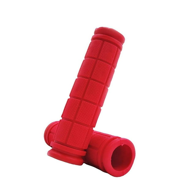 maskred Poignée de Guidon Ergonomique Poignée en Caoutchouc Overgrip Couvercle Non- pour Glissement Texture Rouge 13.5cm 1Set
