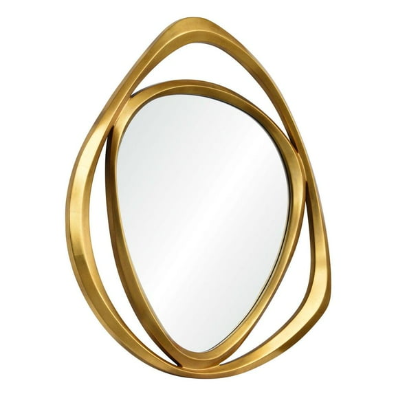 Renwil Modern Glamour Goldie Decorative Mirror in Gold Leaf