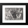 thumbnail image 2 of Lucas Van Leyden 14x11 Black Modern Framed Museum Art Print Titled - Saints Peter and Paul Seated in a Landscape (1527), 2 of 5