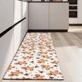 thumbnail image 4 of White Christmas Gingerbread Man Pattern Kitchen Rug Mat,Kitchen Runner Rugs Non Skid Washable,Decorative Kitchen Floor Mats for Kitchen,Sink,Laundry,17"X47", 4 of 5