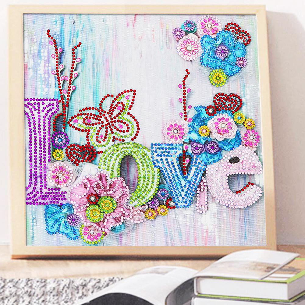 5D DIY Special Shaped Diamond Painting Cross Stitch Embroidery Mosaic Kits Decor 
