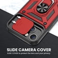 thumbnail image 3 of Funda para teléfono móvil VEGO iPhone 13 de 6.1 pulgadas con cámara deslizante roja, 3 of 7